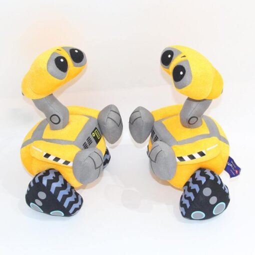 Robot Story Cartoon Walli Eva Plush Doll Toy (Yellow 27X19cm) - Toys Ace