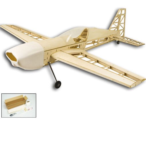 Bisque Dancing Wings Hobby DW EXTRA 330 Upgraded 1000mm Wingspan Balsa Wood Building RC Airplane Kit