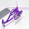 Dark Orchid Creative Hand-made Helicopter Toy Model Plane Kids Gift Decor Collection Multi-colors