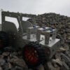 Black DIY Tractor Aluminous Smart RC Robot Car Chassis Base Kit