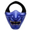 Slate Blue Halloween Party Home Decoration Tactics Cosplay Half Face Mask Toys For Kids Children Gift