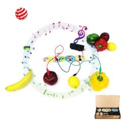 Yellow HoneyComb DIY Programmable Digital Electronic Kit Block Music Play Touch Sound Speaker For Kids