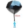 Black Kids Hand Throwing Parachute Kite Outdoor Play Game Toy