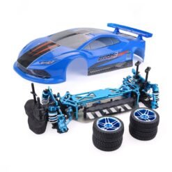 Royal Blue ZD Racing Pirates3 TC-10 Kit 1/10 4WD RC Car Tourning Vehicles Frame Kit without Electronic Parts