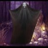 Black Halloween Hanging Creepy Ghost Curtain Party Decoration Display Prop