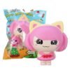 SquishyFun Pink Little Girl Squishy Hanging Decoration 12CM Cute Doll Gift Collection Packaging - Toys Ace