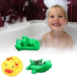 Black Creative Children's Bathroom Plastic Animal Bath Toys