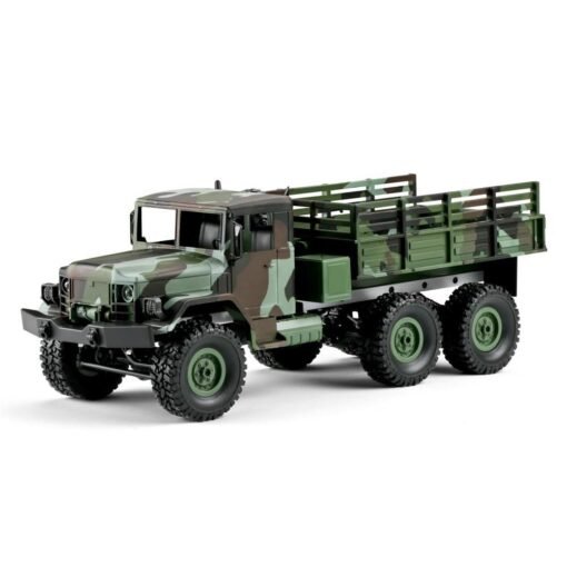 Black MN Model MN77 1/16 2.4G 4WD Rc Car with LED Light Camouflage Military Off-Road Truck RTR Toy