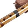 Sienna G/F Key Detachable 2 Sections Natural Purple Bamboo Chinese Woodwind Flute