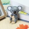 Dim Gray Cute Interactive Baby Fingers Koala Smart Colorful Induction Electronics Pet Toy For Kids Gift