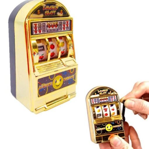 Gold/Silver Plastic Mini Cute Fruit Pattern Slot Machine Toy for Children - Toys Ace