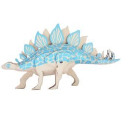 Sky Blue DIY artificial dinosaur model toy (Laser Stegosaurus)