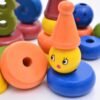 Children's puzzle ring building block toys (Clown balance) - Toys Ace