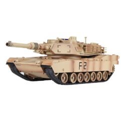 Tan M1A2 1/24 2.4G RC Tank Car Vehicle Models Toy