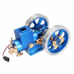 Royal Blue In Stock STEM Stirling Engine Full Metal Combustion Engine Hit & Miss Gas Model Engine Gift Collection Toy
