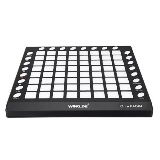 WORLDE ORCA PAD64 Portable MIDI Controller 64 Drum Pads with USB Cable
