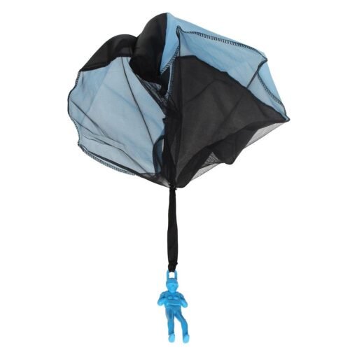 Dark Gray Kids Hand Throwing Parachute Kite Outdoor Play Game Toy