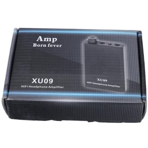 Dark Slate Gray Earphone Amplifier Rechargeable High Performance Stereo XU09 Portable Headphone Amplifier Built-in Battery for Laptop PC
