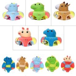 Multi-Style Kids Baby Support Seats Sit Up Soft Chair Sofa Cartoon Animal Kids Learning To Sit Plush Pillow Toy - Toys Ace