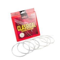 Brown Alices A108-N Original Classical Guitar Strings Set Clear Nylon Silver-Plated Copper Alloy Wound Normal Tension