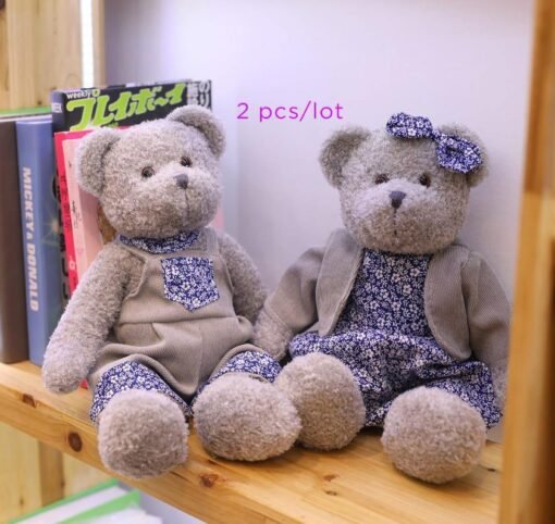 Corduroy grey couple bear - Toys Ace