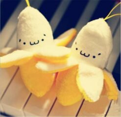 Small banana mobile phone backpack ornaments (Yellow) - Toys Ace