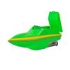 Lime Green Boatman Mini 2A 2.4G Rc Boat Support Lure Fishing Bait Finder with Double Motors Model