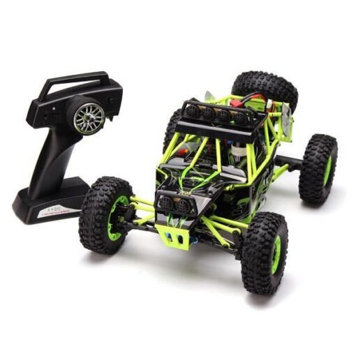 WLtoys 12427 2.4G 1/12 4WD Crawler RC Car With LED Light Two Battery