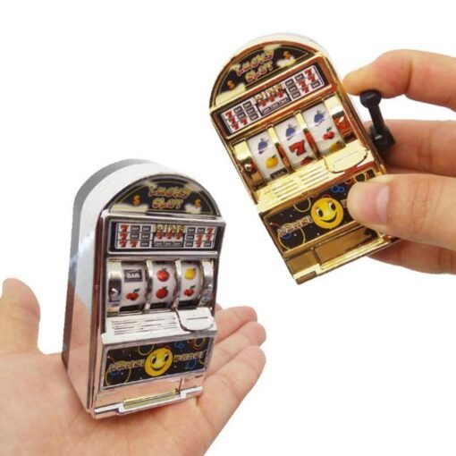 Gold/Silver Plastic Mini Cute Fruit Pattern Slot Machine Toy for Children - Toys Ace