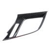 Dark Slate Gray 7Pcs Carbon Fiber Dashboard Look Gear Side Cover Trim for 2016-2017 10th Honda Civic