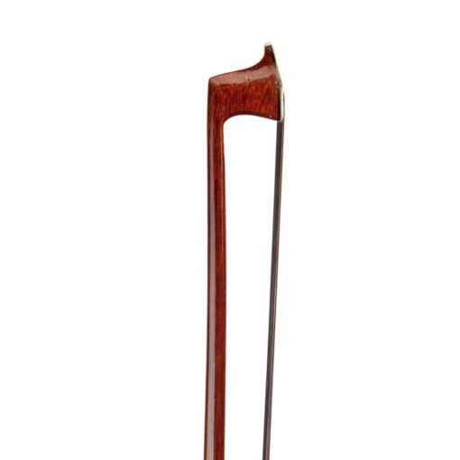 Dark Red NAOMI 4/4 Violin Bow Brazilwood Stick with Ebony Frog Sheep Skin Grip Black Horsehair Violin Parts Accessories