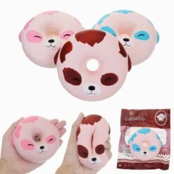 YunXin Squishy Puppy Dog Donut 10cm Scented Soft Slow Rising With Packaging Collection Gift Toy - Toys Ace