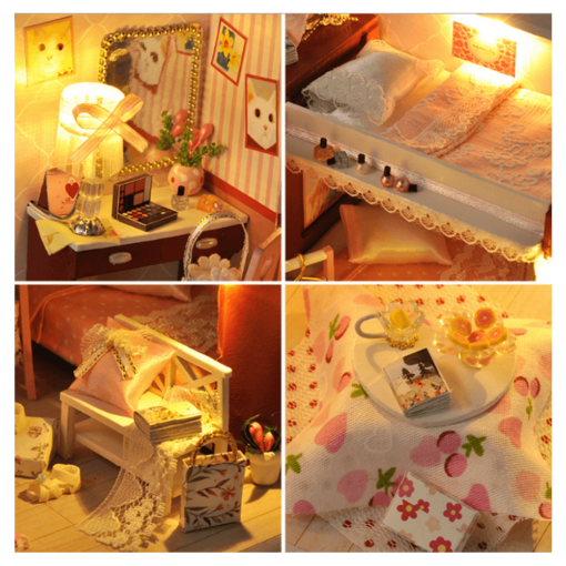 TIANYU DIY Doll House TW34 Reproduction Youth Series Handmade Model Wooden Creative Educational Toy Gift - Toys Ace
