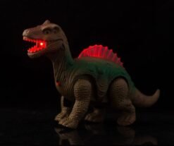 Firebrick Electric Walking Glowing Dinosaur Animals Model With Sound Light For Kids Children Gift Toys