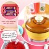 Chocolate Children Play House Spray Kitchen Toy Set Sound And Light Water Simulation Cooking Utensils Early Education Puzzle Toys