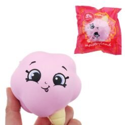 Meistoyland Squishy Slow Rising Squeeze Toy Stress Ice Cream Cotton Candy Gift - Toys Ace