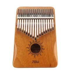 Chocolate ZANi 17 Key Kalimba Acacia Thumb Finger Piano  Musical Gift for Music Lover,Children,Beginners