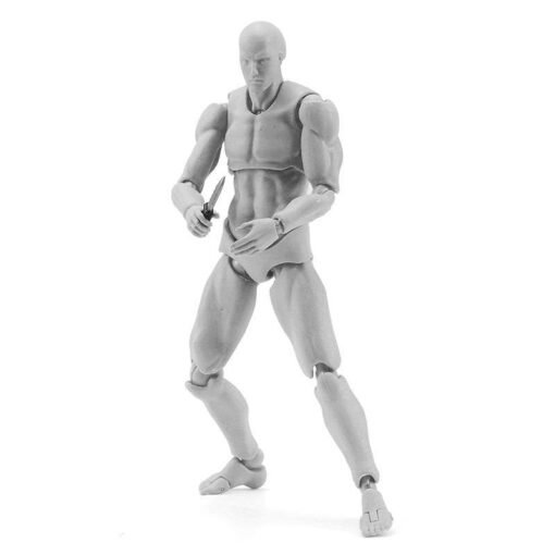 Figma Archetype Action Figure 2.0 Body Male Grey Color Model Doll For Decoration - Toys Ace