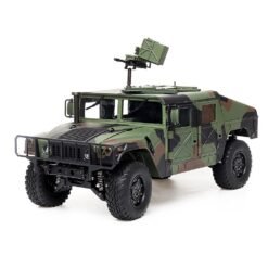 Dark Slate Gray HG P408 Upgraded Light Sound Function 1/10 2.4G 4WD 16CH RC Car U.S.4X4 Military Vehicle Truck without Battery Charger