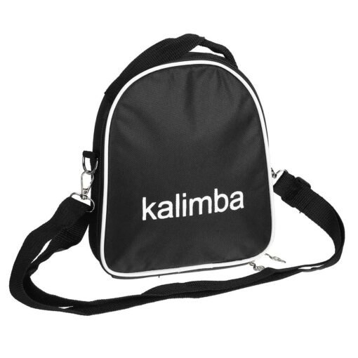 Dark Slate Gray Kalimba Case Thumb Piano Storage Shoulder Finger Musical Bag Handbag Box Black