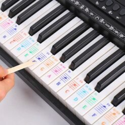 White Smoke Debbie QT-005 Piano Keyboard Note Sticker for 61/88 key Electronic Keyboard