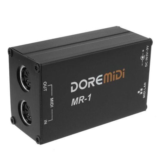 Dark Slate Gray DOREMiDi MR-1 MIDI Network Box Standard Ethernet RTP-MIDI Interface 16 Channels