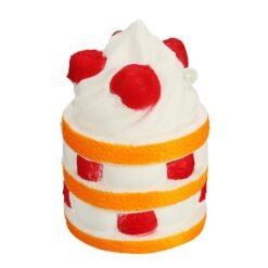 Squishy Strawberry Three-layer Cake Hanging Ornament Squishy Gift Collection With Packaging - Toys Ace