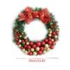 Christmas Party Home Decoration 30cm Wreath Rattan Pendant Toys For Kids Children Gift - Toys Ace