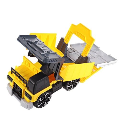 Simulation Inertia Deformation Track Engineering Vehicle Diecast Car Model Toy with Storage Parking Lot for Kids Birthdays Gift - Toys Ace