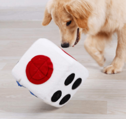 Pet Dog Plush Dice Toy (20x20X20cm) - Toys Ace