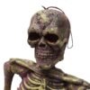 Black Halloween Party Decoration Luminous Vocal Simulation Frame Skeleton Horrid Scare Scene Props Toys