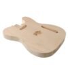 Tan For TL Style Guitar Unfinished DIY Electric Guitar Barrel Body Polish Maple Wood