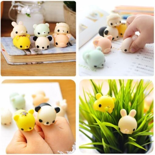 Bunny Rabbit Squishy Squeeze Cute Healing Toy Kawaii Collection Stress Reliever Gift Decor - Toys Ace