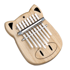 Tan GECKO K8mini/K-8CM/K-8CA 8 Key Camphor/Mahogany Mini Kalimbas Thumb Piano with Tuning Hammer